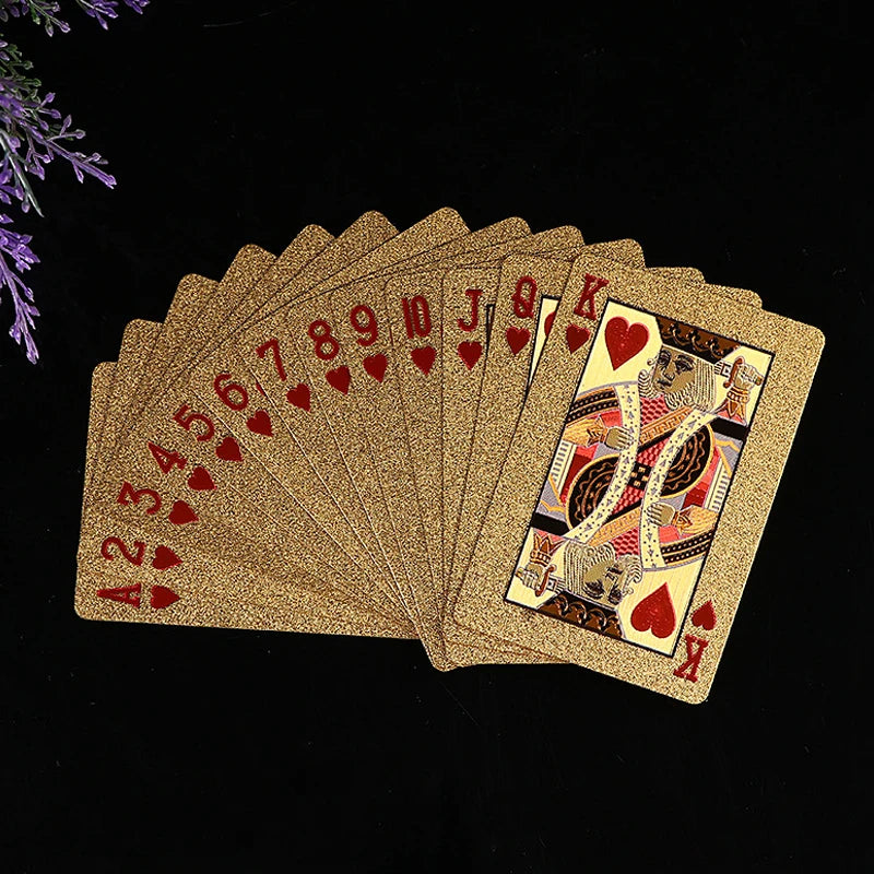 Black Gold Poker game card set waterproof poker set Magic Dmagic packaging board game gift collection ALPENZO