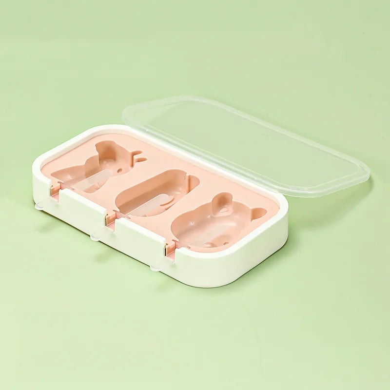 Popsicles Molds Kids Baby Cute Shapes Silicone Mini Popsicle Molds BPA Free Reusable Ice Cream Mold Popsicle Maker Homemade Set ALPENZO