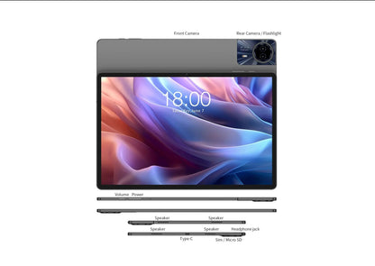 【World Premiere】Teclast T65 Max 13" HD Display Android 14 Tablet MediaTek G99 8GB RAM 256GB ROM 10000mAh Battery Widevine L1 - ALPENZO