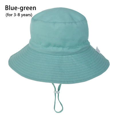 Outdoor Beach Hat Summer Baby Sun Hat for Girls Boys Kids Bucket Cap 0-8 Years ALPENZO