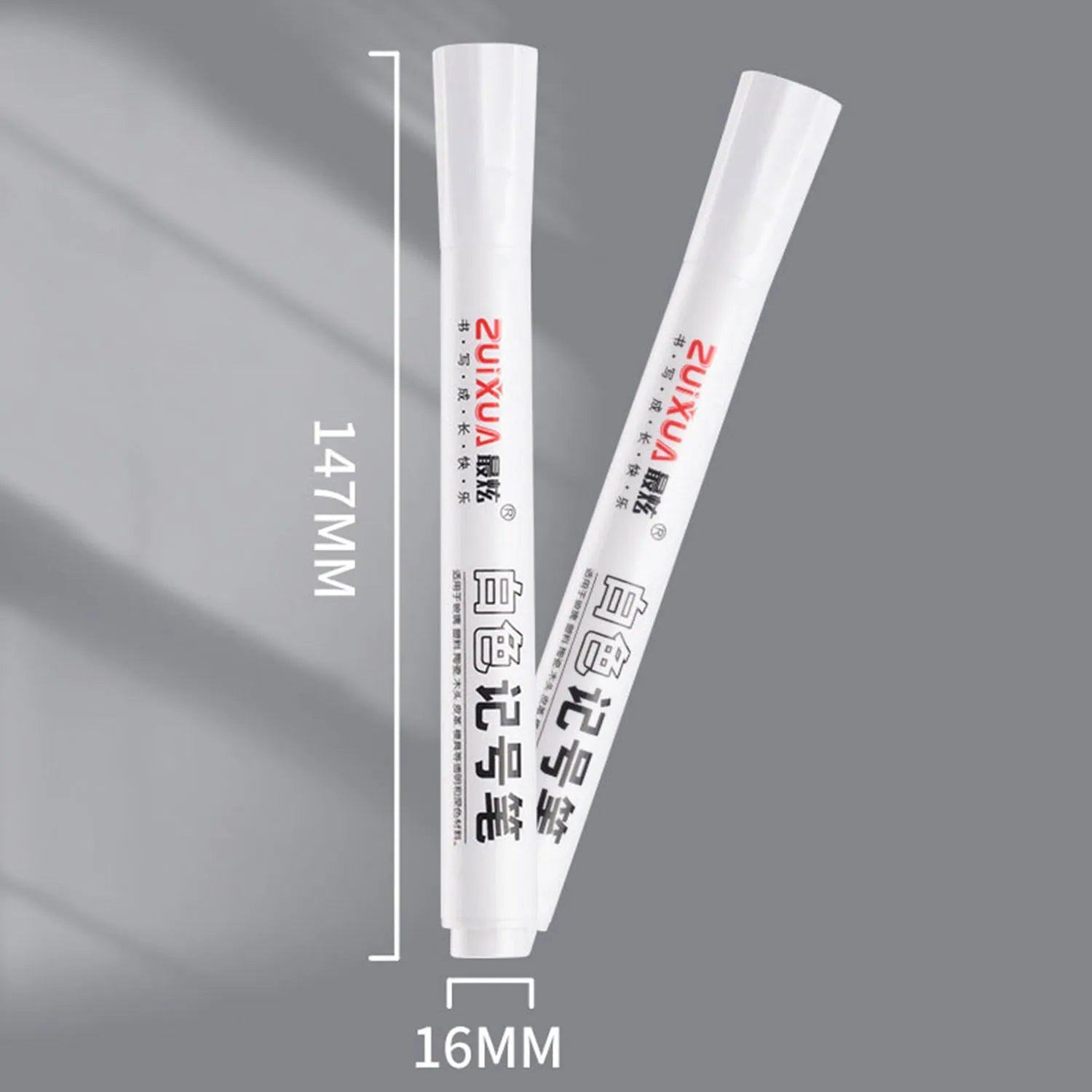 1/3/5/10pcs White Marker Pens set 2.0mm Oily Waterproof  Gel Pen  Graffiti Sketching Marker Stationery Writing  School supplies ALPENZO