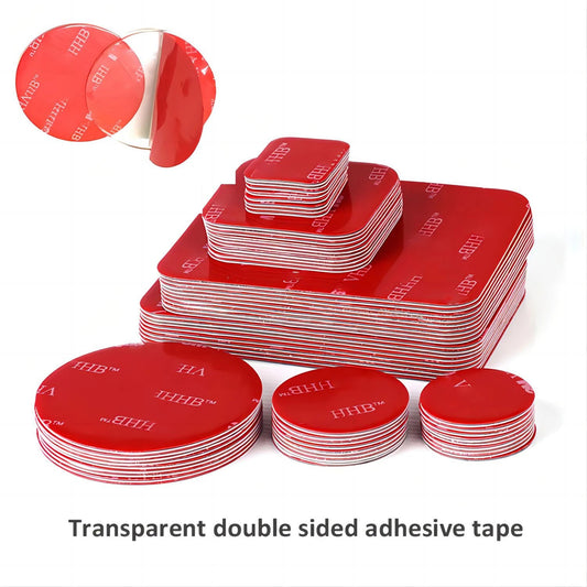 Transparent Acrylic Double-Sided Adhesive Tape Strong Adhesive Patch Waterproof No Trace High Temperature Resistance ALPENZO