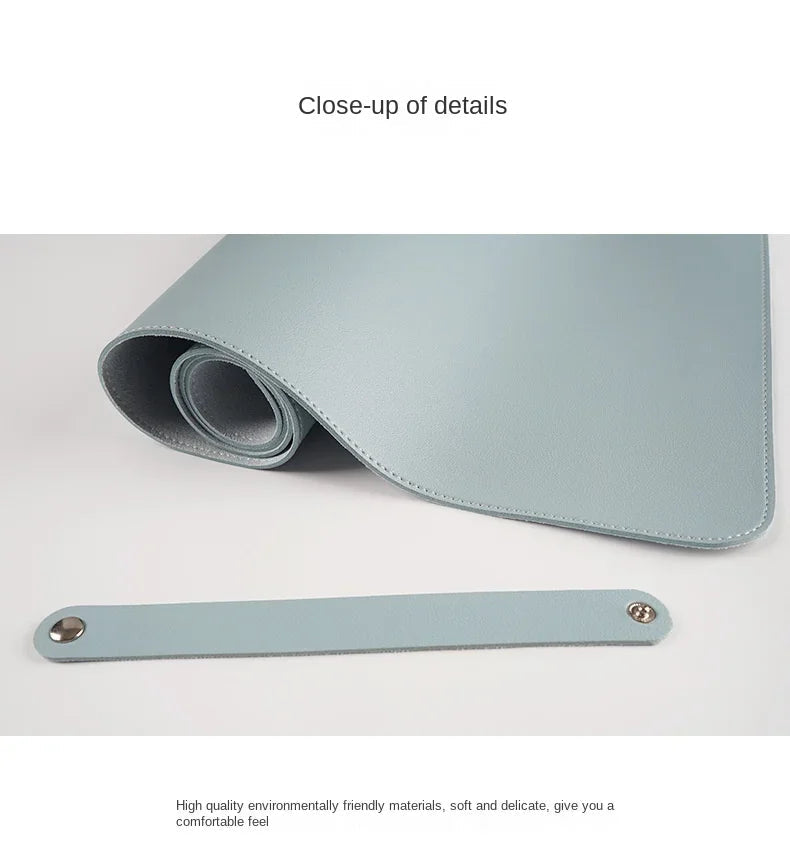1 Pcs Large Size 60*30mm Office Desk Protector Mat PU Leather Waterproof Mouse Pad Desktop Keyboard Desk Pad Gaming Mousepad ALPENZO