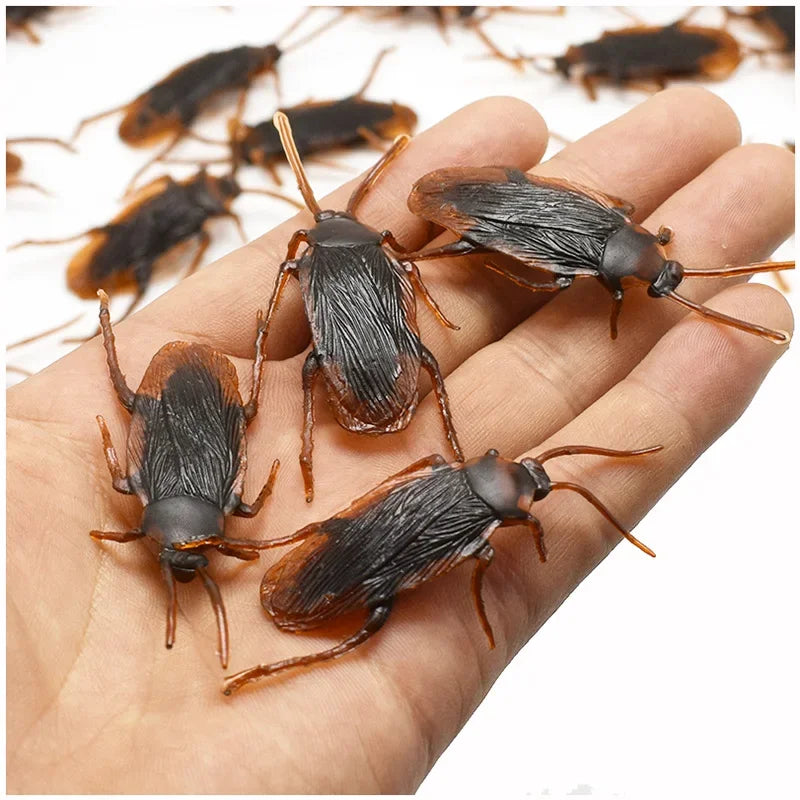 Special Lifelike Model Simulation Fake Rubber Cock Cockroach Roach Bug Roaches Toy Prank Funny Trick Joke Toys April Fools Prank ALPENZO