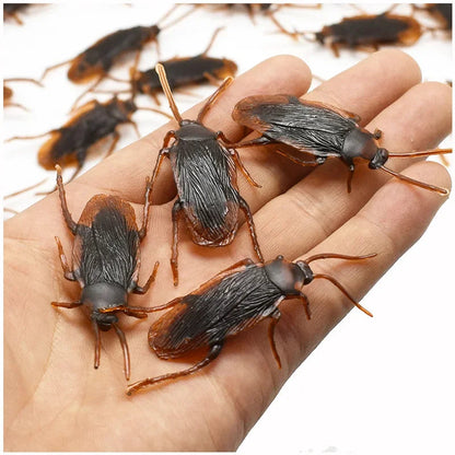 Special Lifelike Model Simulation Fake Rubber Cock Cockroach Roach Bug Roaches Toy Prank Funny Trick Joke Toys April Fools Prank ALPENZO