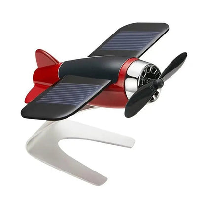 Solar Airplane Creative Men's Car Decoration Car Interior Accessories Desktop Ornament Gift For Woman, Man, Car Enthusiast ALPENZO