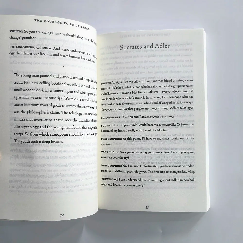 The Courage to Be Disliked How to Free Yourself Change Your Life and Achieve Real Happiness Paperback English Book ALPENZO