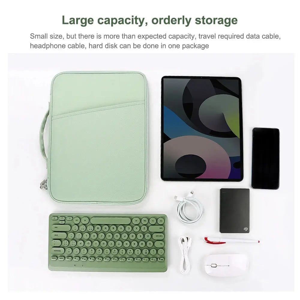 Tablet Sleeve Bag For iPad Pro 12 9 11 13 inch Pouch iPad 10th 9th 8th 7th Generation Air 5 4 3 2021 2022 Waterproof Tablet Bag - ALPENZO