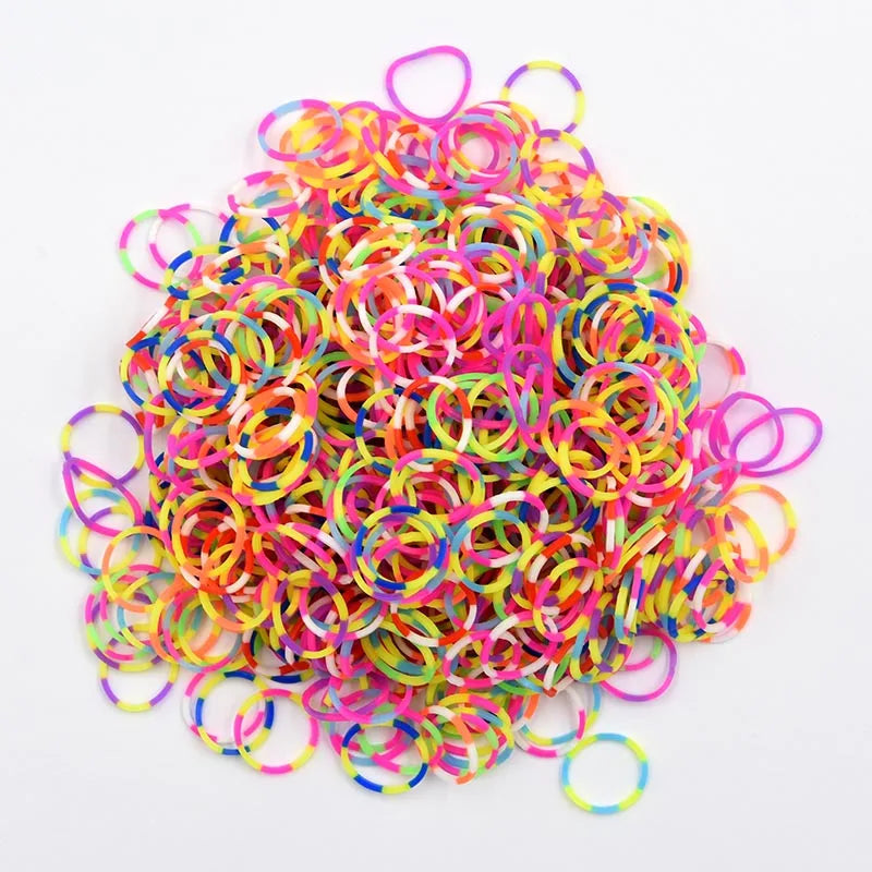 Pantone Color Western European Style Rubber Band Rainbow Knitting Machine Bracelets Loom Bands Arts & Crafts, DIY Toys ALPENZO