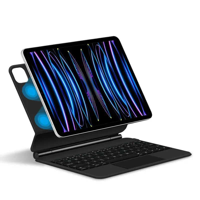Magic Keyboard for iPad Pro 11 12.9 Air 4 Air 5 for iPad 10th Generation Pro 12.9 6th 5th 4th 3rd Gen Smart Cover Magnetic Case - ALPENZO