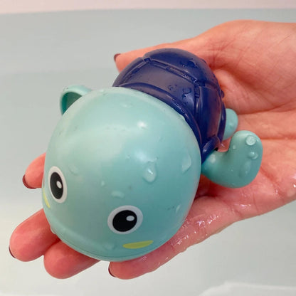 Baby Bath Toys Bathing Cute Swimming Turtle Whale Pool Beach Classic Chain Clockwork Water Toy For Kids Water Playing Toys ALPENZO