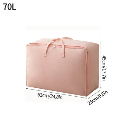 Large Capacity Clothes Storage Bag Waterproof Cabinet Wardrobe Organizer Quilt Pillow Blanket Organizer Dustproof Bedding Storag
