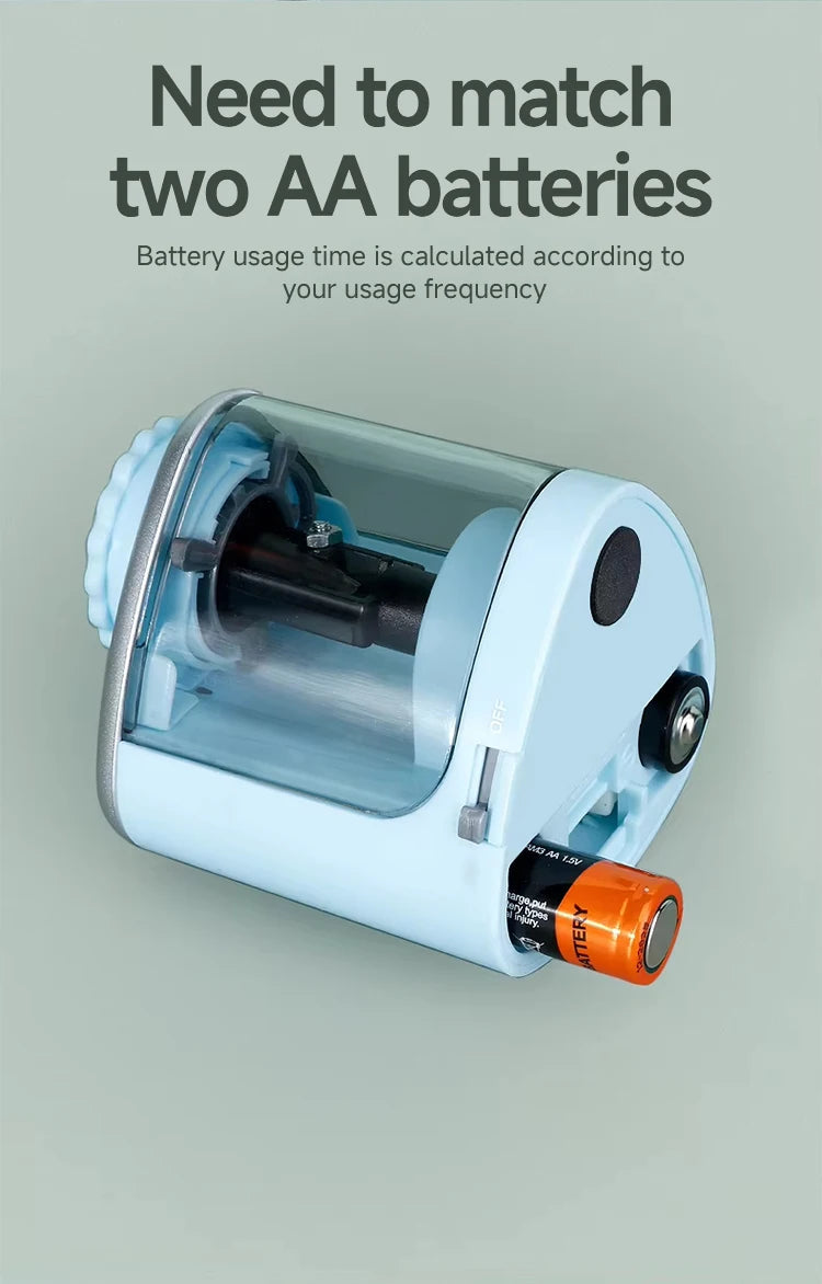 Tenwin Electric/Manual 2 in 1 Pencil Portable Sharpener Safe Student Helical Steel Blade Kids Adults Auto Pencil Sharpener 8005 ALPENZO