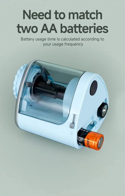 Tenwin Electric/Manual 2 in 1 Pencil Portable Sharpener Safe Student Helical Steel Blade Kids Adults Auto Pencil Sharpener 8005 ALPENZO