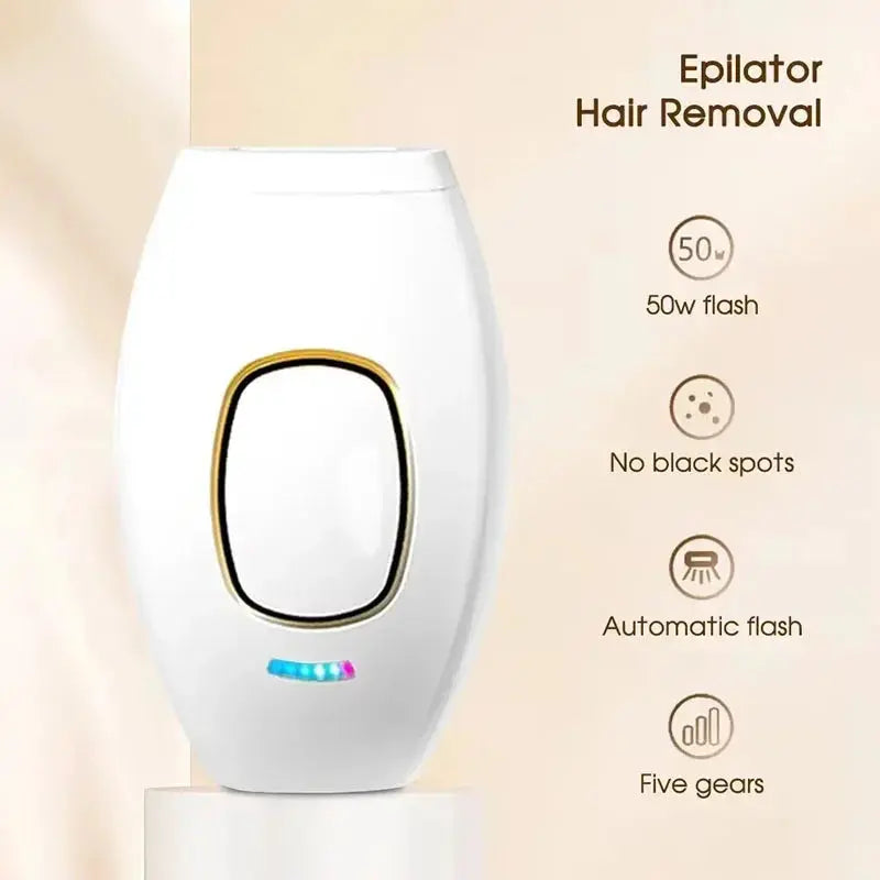IPL Laser Hair Remover Intense Pulsed Light 500000 Pulses Permanent Laser Hair Remover Women's Painless Hair Removal Home Device - ALPENZO