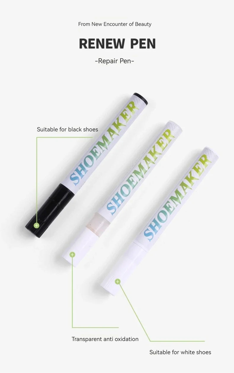 Shoes Stains Removal Waterproof Sneakers Anti-Oxidation Pen Repair Complementary Color White Go Yellow Shoe Whitening Cleaning ALPENZO