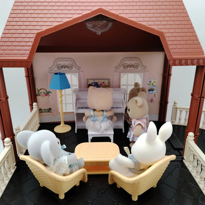 miniature items dollhouse furniture accessories living room bedroom supermarket shopping games family interaction doll kids toys ALPENZO