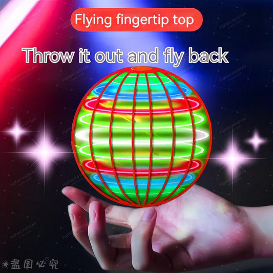 Magic Flying Ball Pro Mini Lighting With LED Lights Remote Control Hand Controlled Boomerang Spinner Toys for Adults Kids Gifts ALPENZO