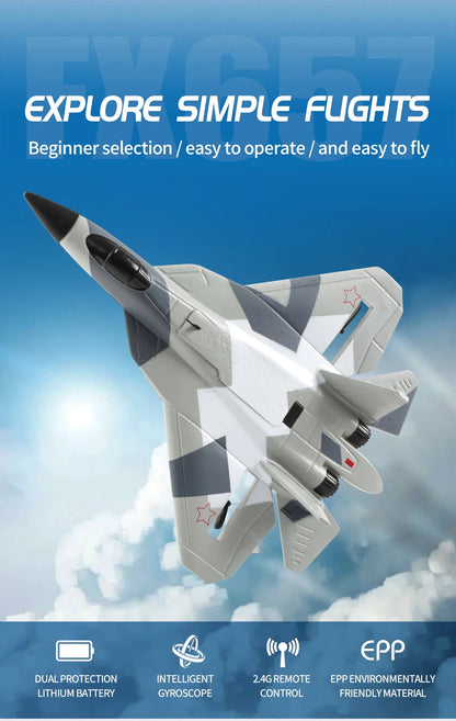 RC Foam Aircraft SU-35 Plane 2.4G Radio Control Glider Remote Control Fighter Plane Glider Airplane Foam Boys Toys for Children ALPENZO