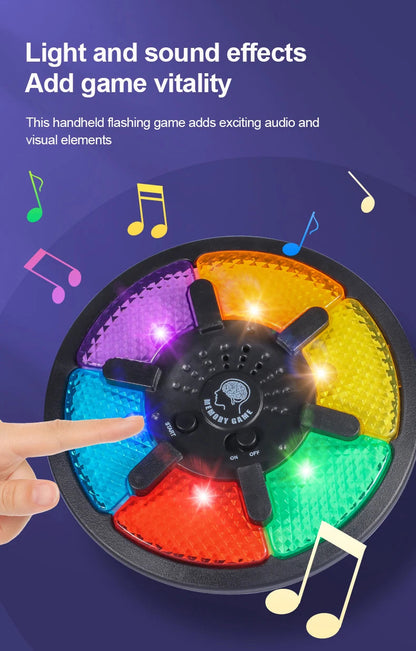 Memory Game Machine Handheld Electronic Memory Game with Light and Sound Puzzle Creative Interactive Game Toy Memory Training ALPENZO