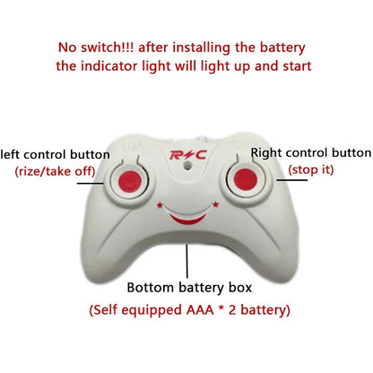 Remote Safe Fall-resistant RC Helicopters Drone Rechargeable Mini RC Drone  Children Toys ALPENZO