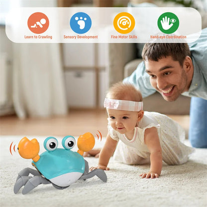 Baby Crawling Toy Kids Induction Escape Crab Octopus Baby Pets Musical Toys Electronic Educational Toddler Moving Toy for Kids ALPENZO