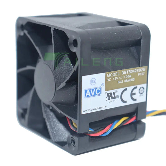 NEW 40MM Powerful Cooling Fan For AVC 4028 12V 1A DBTB0428B2G High Speed Server Fans 40*40*28mm Dual Ball Bearing 4-wire 4Pin - ALPENZO