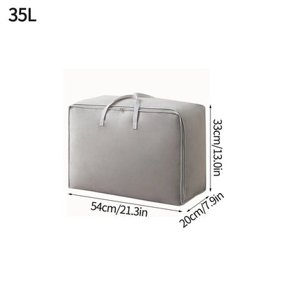 Large Capacity Clothes Storage Bag Waterproof Cabinet Wardrobe Organizer Quilt Pillow Blanket Organizer Dustproof Bedding Storag