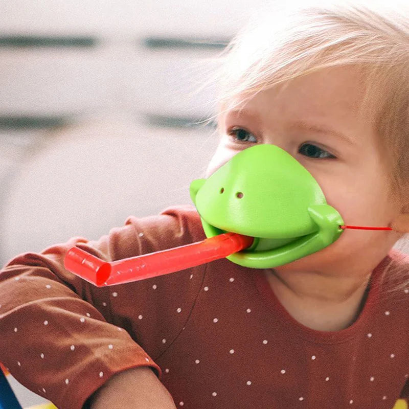 Frog Lizard Mask Wagging Tongue Lick Cards Board Games for Children Family Party Toys Antistress Funny Desktop Puzzle Game Toys ALPENZO