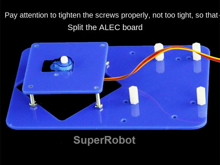 SG90 MG90S 4 Dof Unassembly Acrylic Mechanical Robot Manipulator Claw Kit For Arduino Robot Arm STEAM Kit Programming Robot Arm ALPENZO