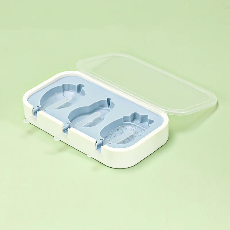 Popsicles Molds Kids Baby Cute Shapes Silicone Mini Popsicle Molds BPA Free Reusable Ice Cream Mold Popsicle Maker Homemade Set ALPENZO