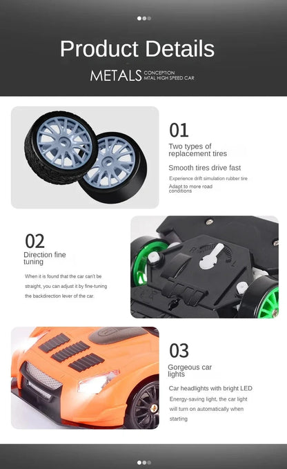 2.4G High speed Drift Rc Car 4WD Remote Control AE86 Model GTRPRO Vehicle Car RC Racing Cars Toy for Children Christmas Gifts ALPENZO