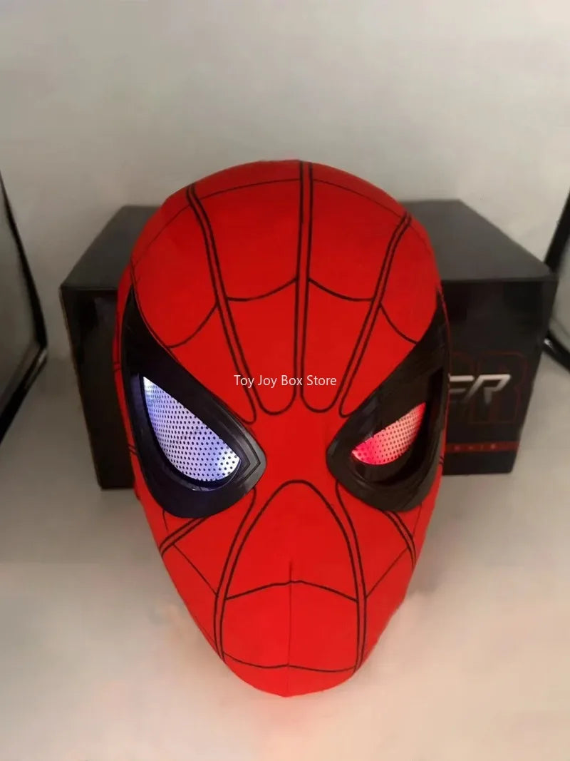 New Spider-man:no Way Home Spider Man Mask Luxury Helmet Rechargeable Remote Eyes Movable Mask Cosplay Decoration Gift Toys ALPENZO