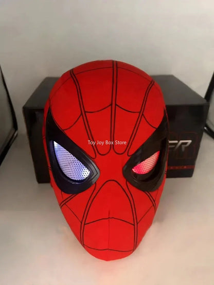 New Spider-man:no Way Home Spider Man Mask Luxury Helmet Rechargeable Remote Eyes Movable Mask Cosplay Decoration Gift Toys ALPENZO