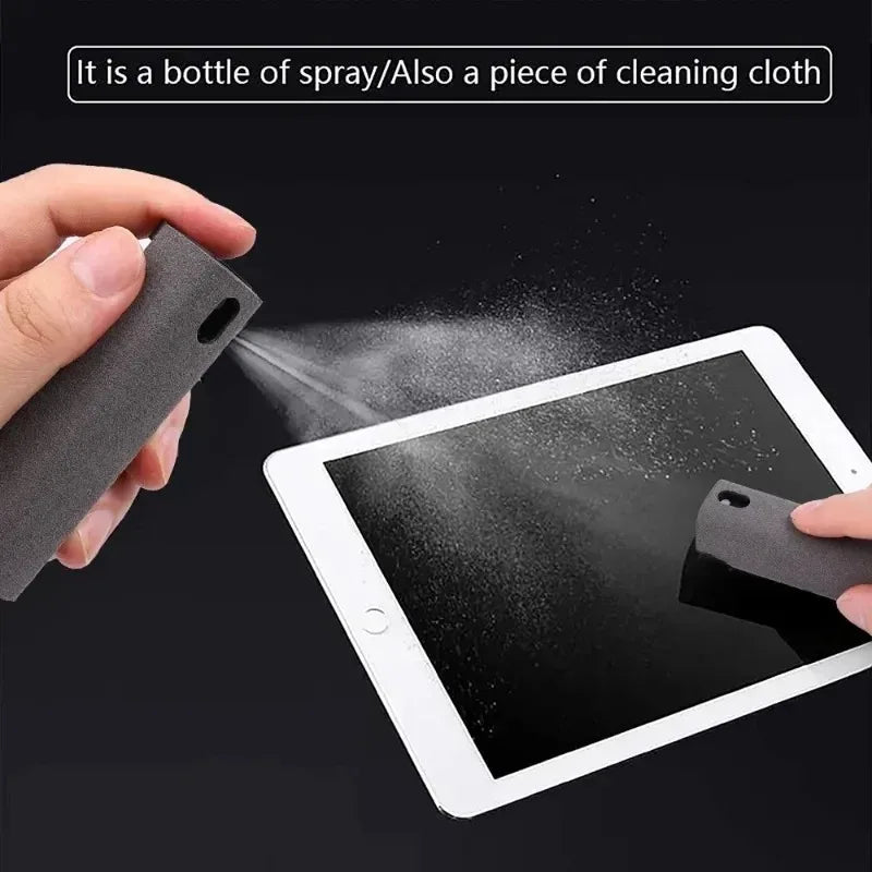 Microfiber Screen Cleaner Spray Bottle Set Mobile Phone Ipad Computer Microfiber Cloth Wipe Iphone Cleaning Glasses Wipes - ALPENZO
