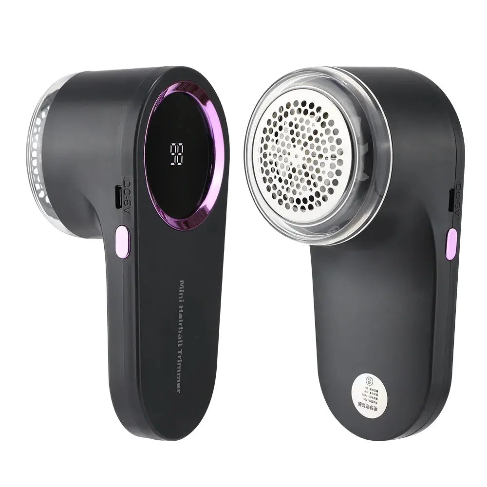 Small Home Clothes Shaving Machine Rechargeable Hair Ball Trimmer Pill Removal Intelligent Digital Display Lints Shaver Trimmer - ALPENZO