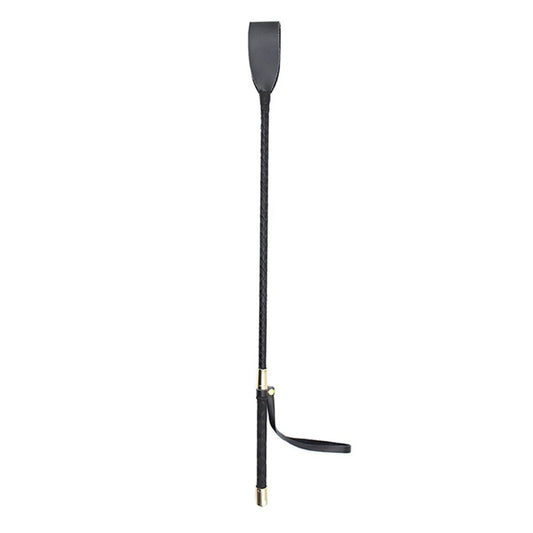 Riding Equestrian Whip Training PU Leather Lash Anti-slip Portable Learning for Outdoor Racing Performance Beginner