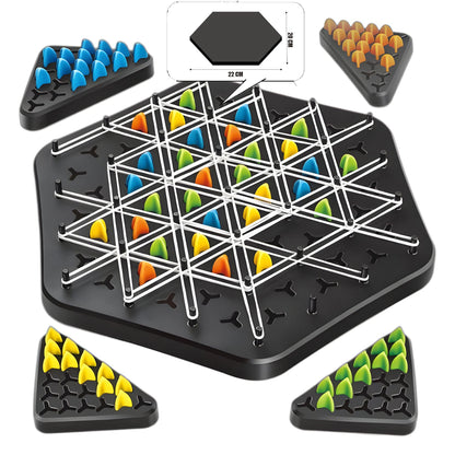 Chain Triangle Chess Splendor Duel Board Game Strategy Game for Kids and Adults Fun Family Game Logic Chess Track Tables Game