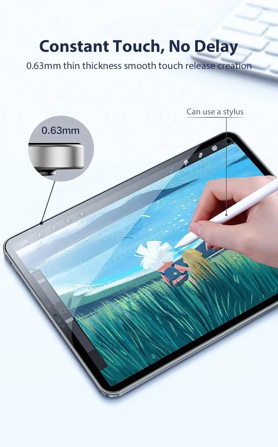 Privacy Glass For iPad Pro 12.9 12 9 11 6th 9th 10th 10 Gen Screen Protector For iPad Air 5 4 7th 8th 10.2 Mini 6 Anti-peep Film - ALPENZO