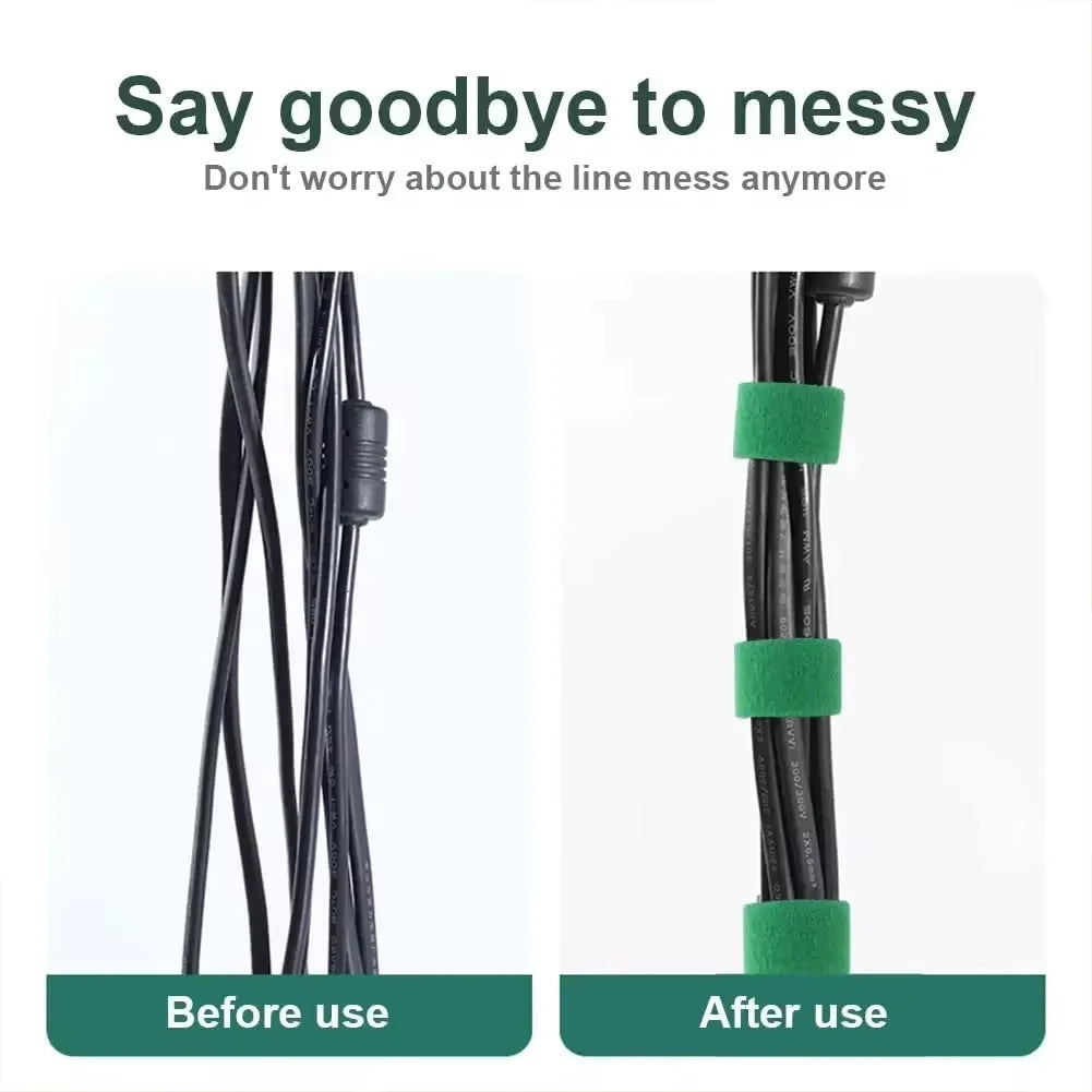 5M Nylon Plant Bandage Tie Reusable Plant Hook Loop Ties Green Fastener Tape Bamboo Cane Wrap Support Home Garden Accessories - ALPENZO