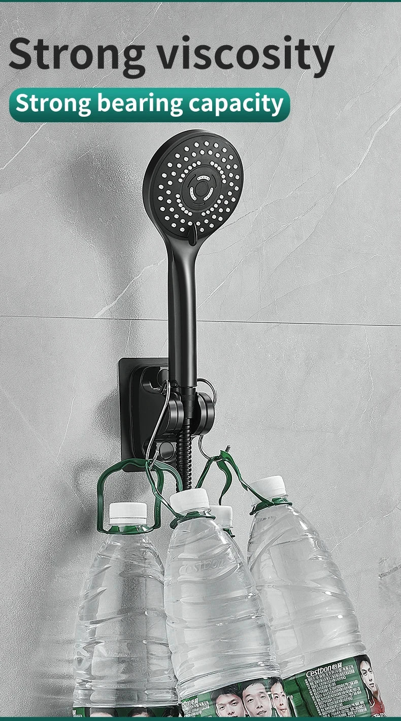 Soporte por Soffione Doccia, accesorio de apoyo por Doccia a Parete Regolabile Soffione Doccia Autoadesivo Staffa Portatile - ALPENZO