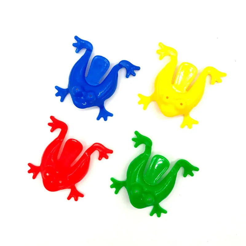 10-20Pcs Jumping Frog Bounce Fidget Toys For Kids Novelty Assorted  Stress Reliever Toys For Children Birthday Gift Party Favor ALPENZO