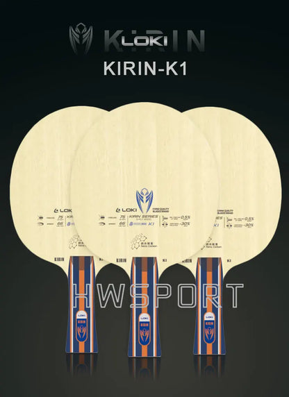 LOKI Kirin K1 K2 K3 Table Tennis Blade Offensive Entry Ping Pong Blade 5+2 Layers Base Board FL Grip
