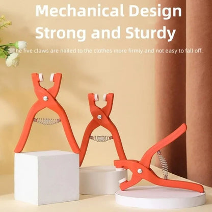 50 Sets 9.5MM Five Jaw Buckle Pliers Set Tool DIY Craft Sewing Hollow Solid Metal Snap Buttons Clothes Installation Accessories ALPENZO