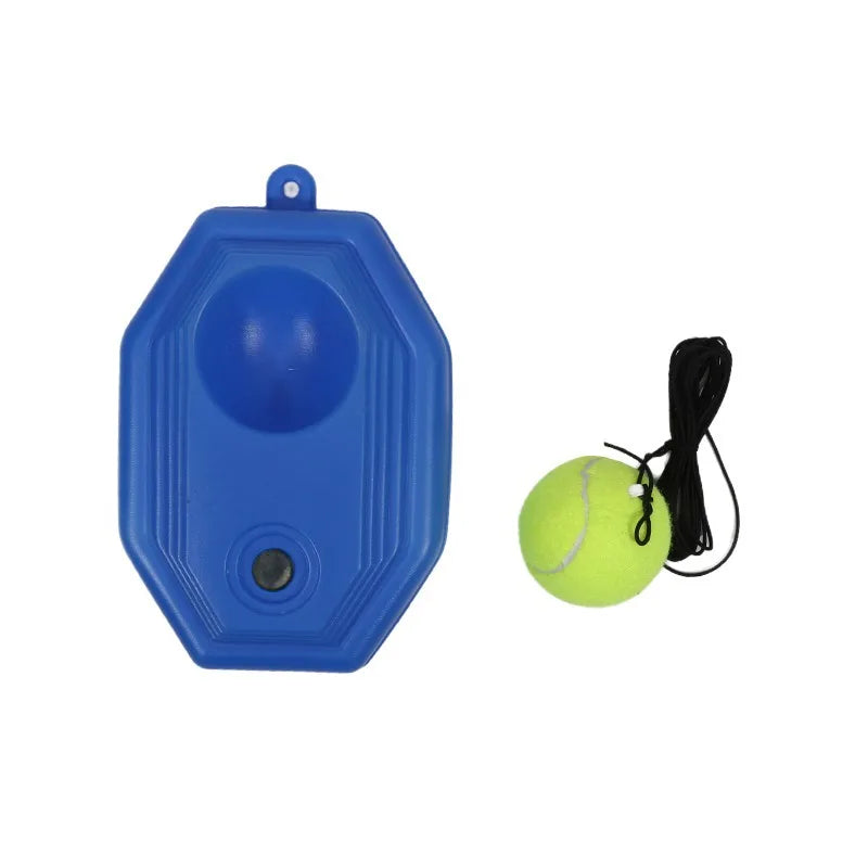 Heavy Duty Tennis Training Aids Base With Elastic Rope Ball Practice Self-Duty Rebound Tennis Trainer Partner Sparring Device