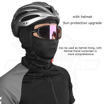 OPHIDIAN Cycling Hood Windproof Sports Headband Motorcycle Hood Sunscreen Mask Bicycle Racing Cycling Helmet Inner Cap