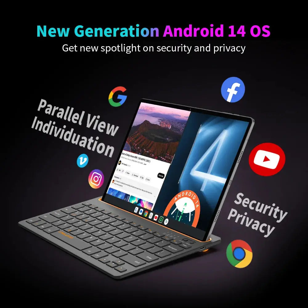 【World Premiere】Teclast T65 Max 13" HD Display Android 14 Tablet MediaTek G99 8GB RAM 256GB ROM 10000mAh Battery Widevine L1 - ALPENZO