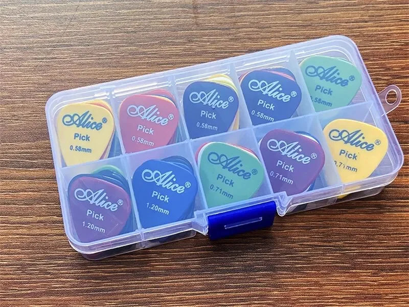 Multicolor Guitar Picks 24 Pieces ABS Premium Plastic Guitar Picks for Acoustic Electric Guitars Bass Or Ukulele