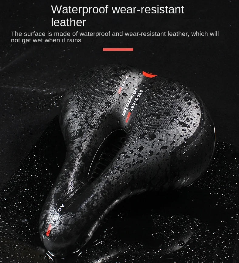 ESLNF Hollow Breathable Bicycle Saddle MTB Road Bike Saddle Shock Absorbing Comfortable Big Butt Bike Seat Bicycle  Accessories