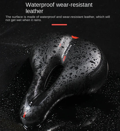 ESLNF Hollow Breathable Bicycle Saddle MTB Road Bike Saddle Shock Absorbing Comfortable Big Butt Bike Seat Bicycle  Accessories
